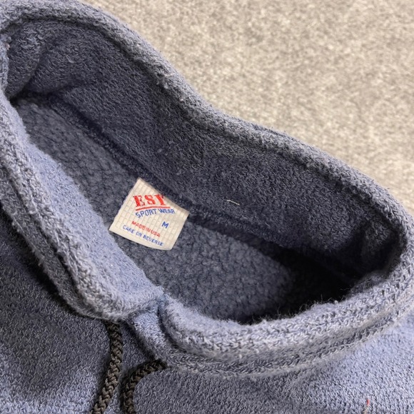 Vintage Virginia Beach 1/4 Navy Sweater USA - Picture 4 of 9